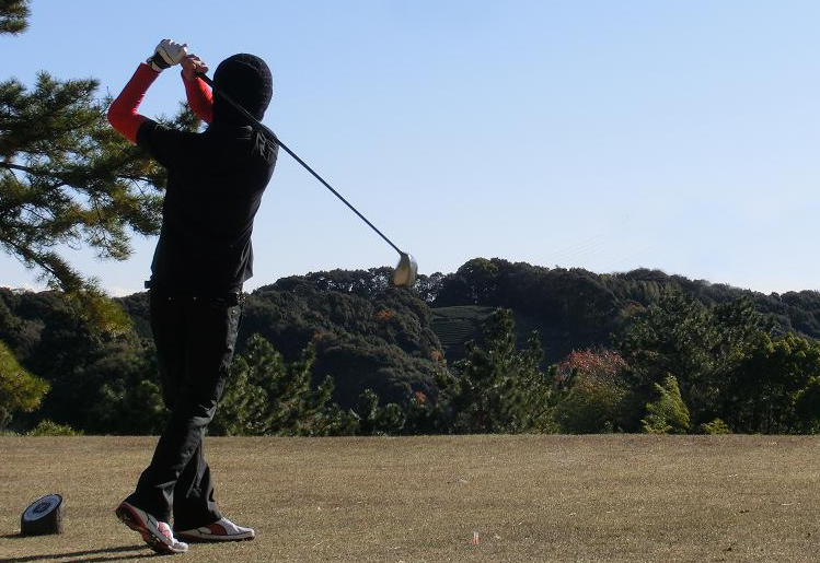 ゴルフ同好会：ナイスショット写真
